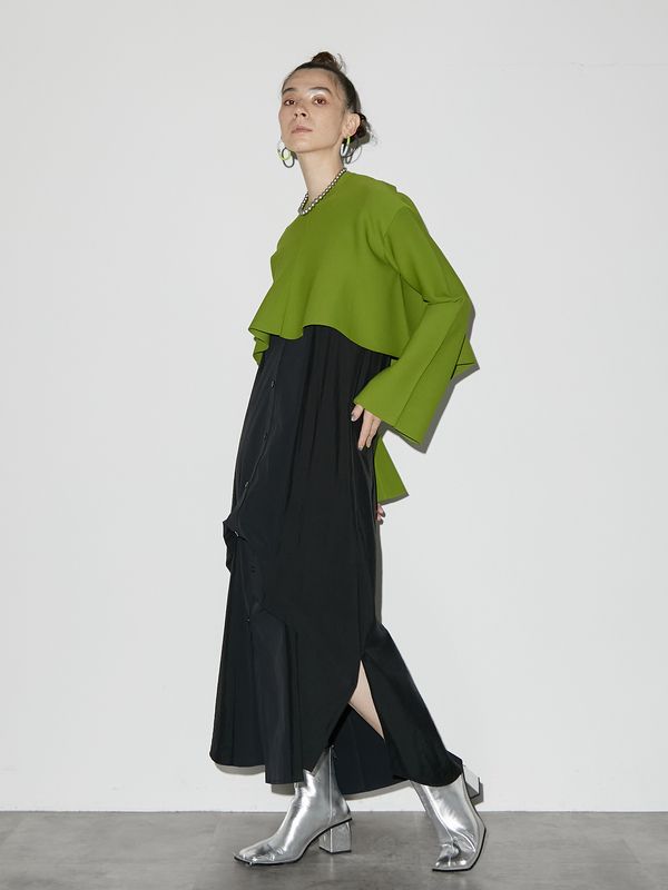 tuck long shirt cami-op