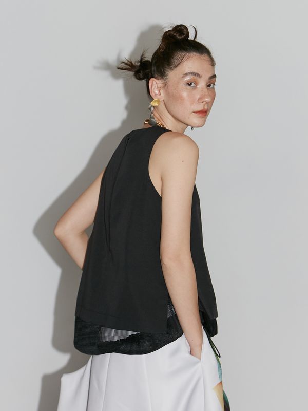 mesh layered n/s top