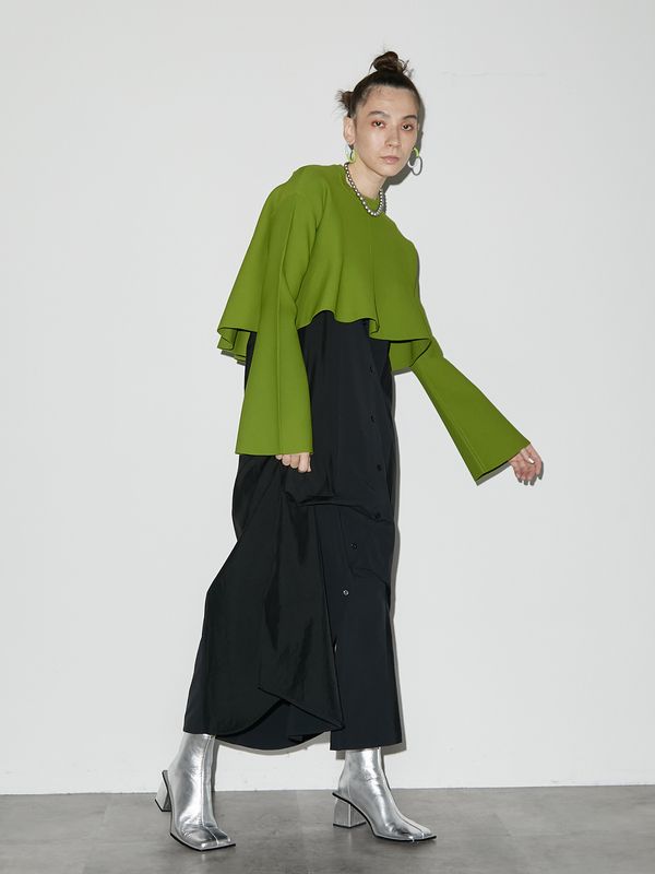 tuck long shirt cami-op