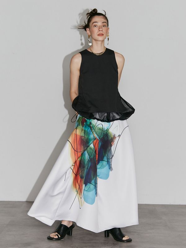mesh layered n/s top
