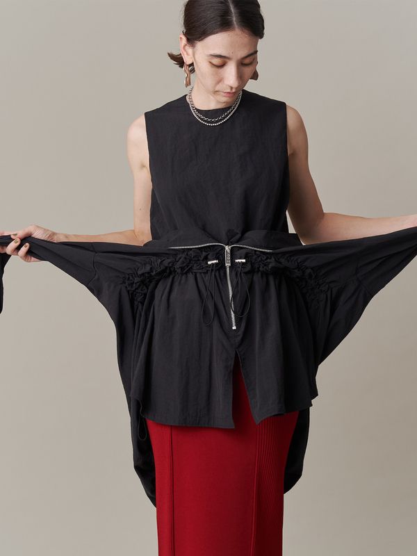wave shirring 2way sh
