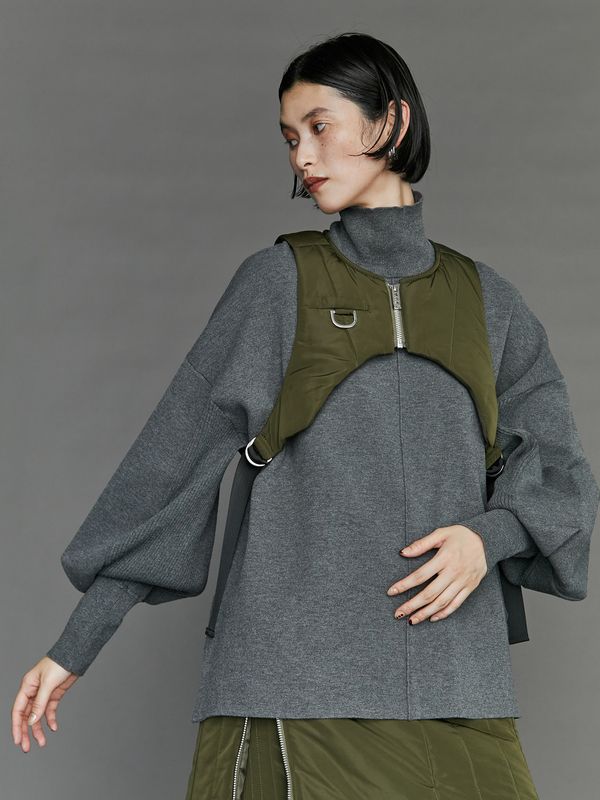 padded short vest