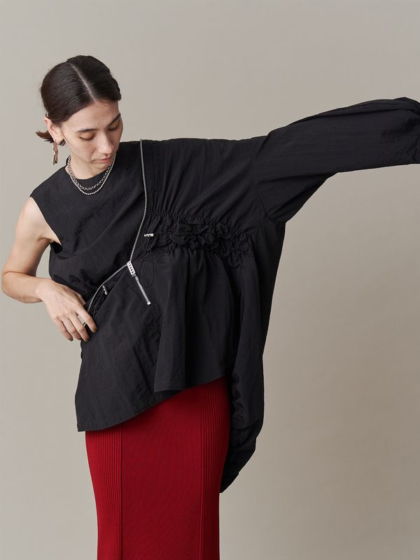 wave shirring 2way sh