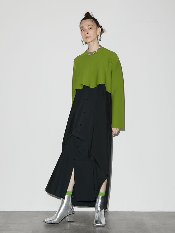 tuck long shirt cami-op