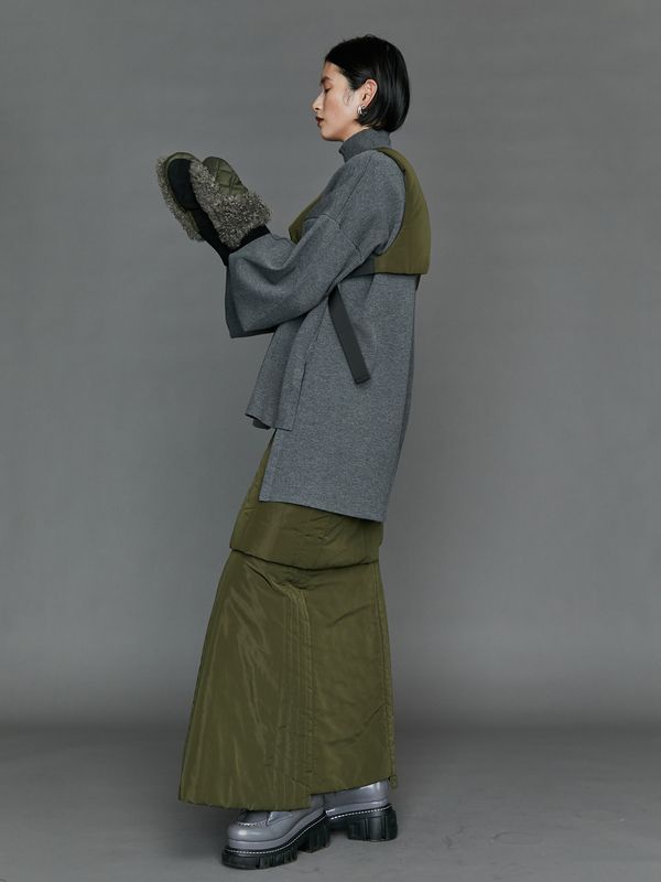 padded short vest