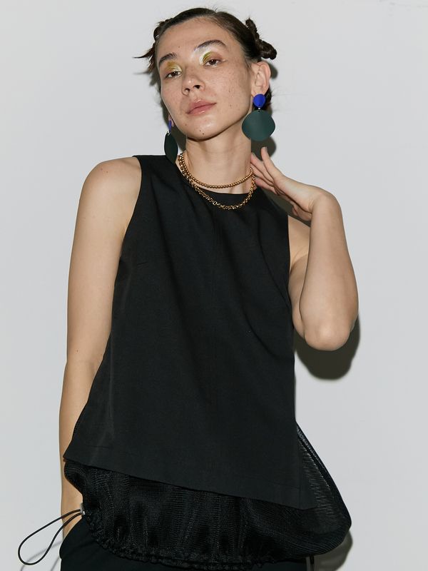 mesh layered n/s top