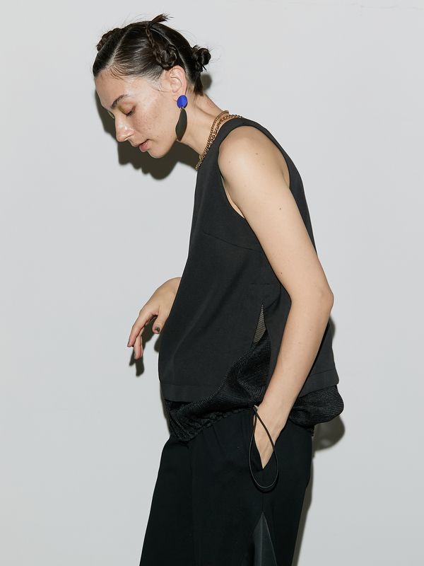 mesh layered n/s top