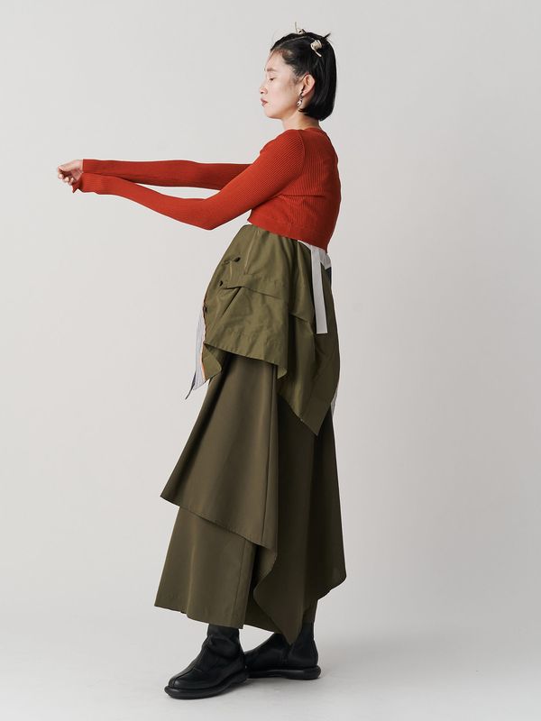 2way basic knit top
