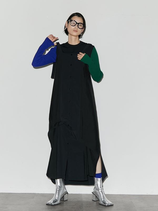 tuck long shirt cami-op