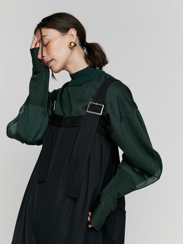 see through layered knit