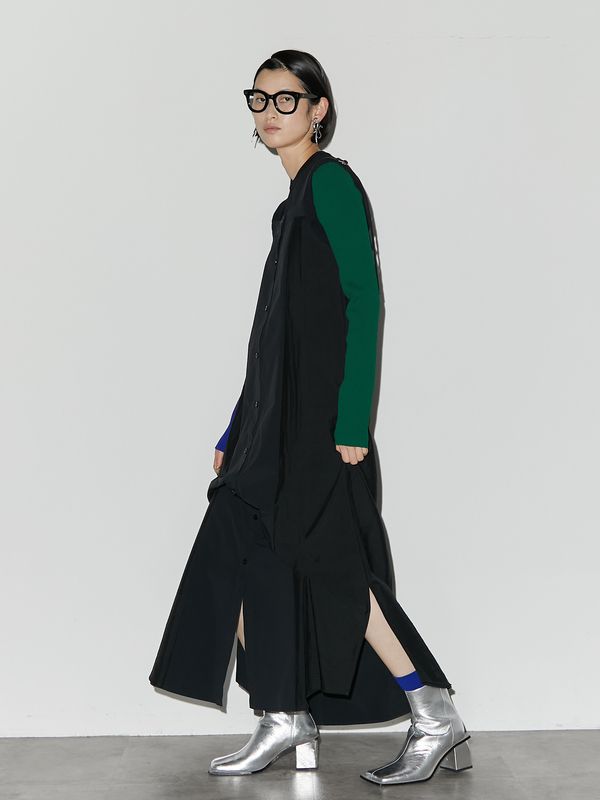 tuck long shirt cami-op