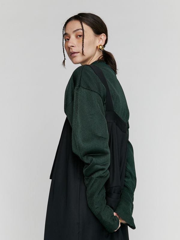 see through layered knit