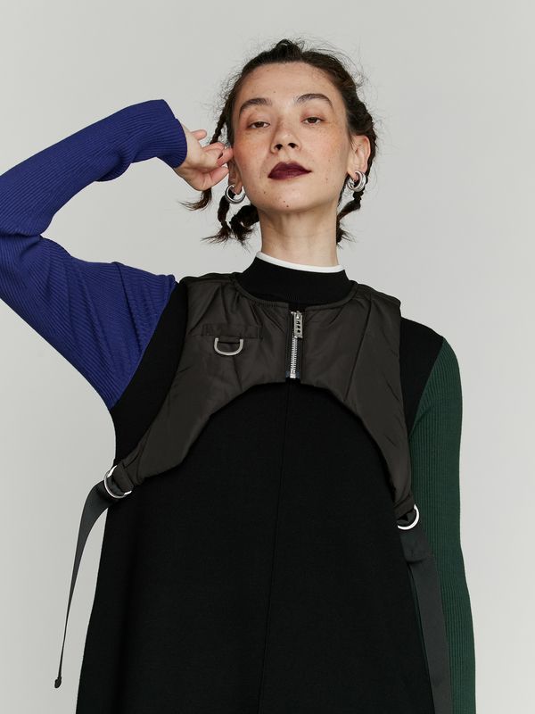 padded short vest