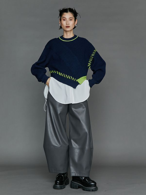 layered shirt camisole