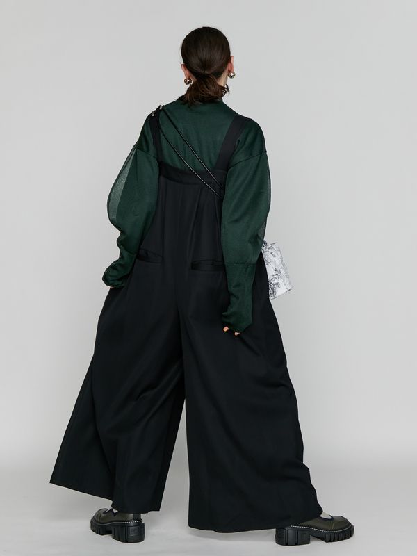see through layered knit