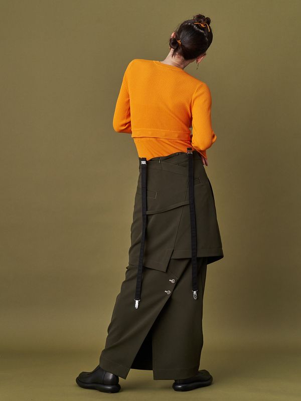2way basic knit top