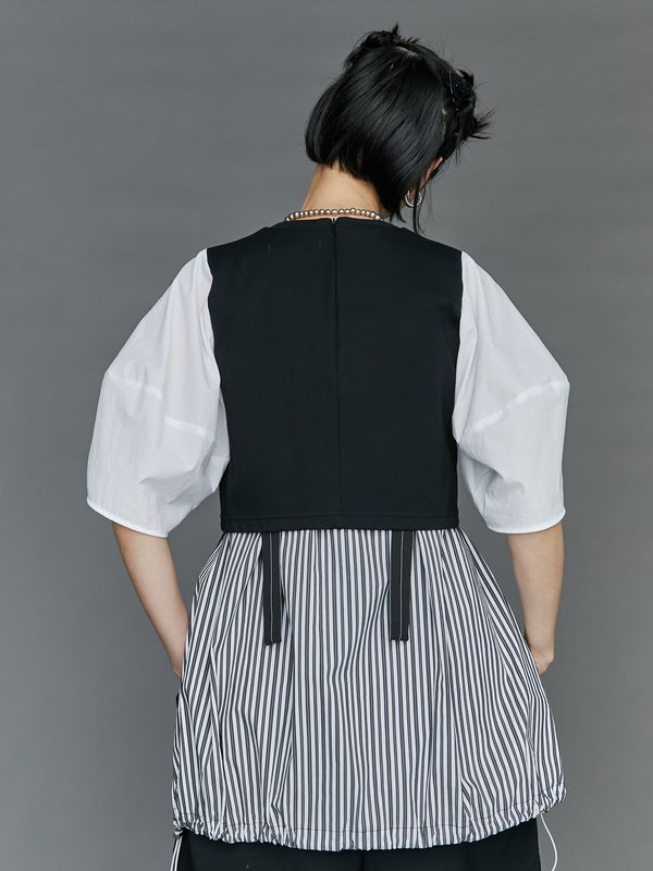 layered shirt camisole