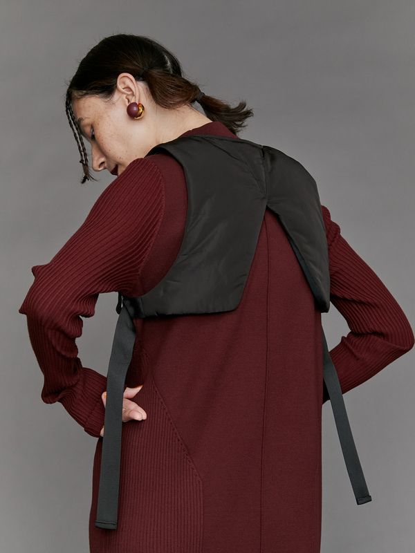 padded short vest