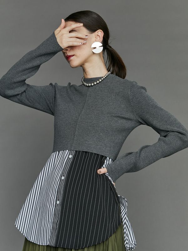 layered shirt camisole
