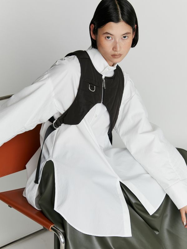 padded short vest