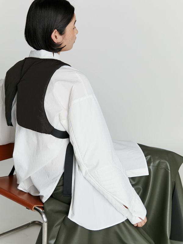padded short vest