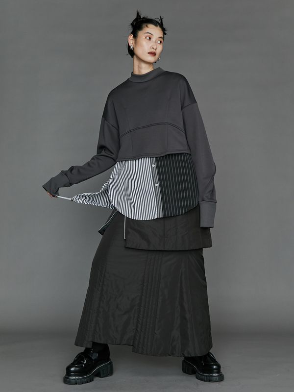 layered shirt camisole