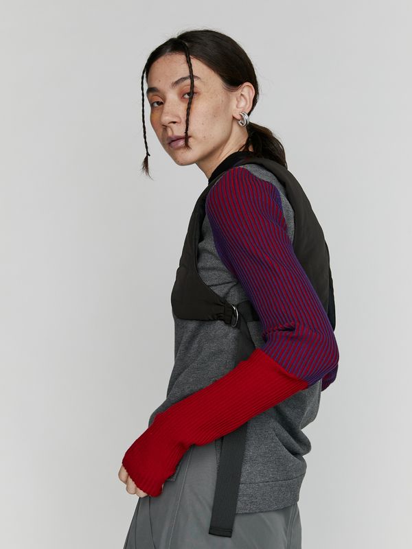 padded short vest