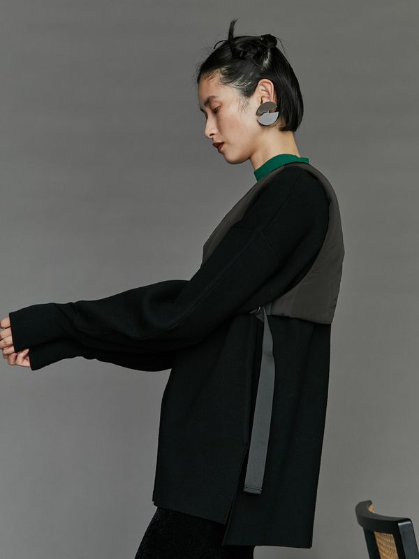 padded short vest