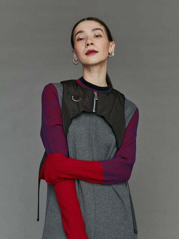 padded short vest