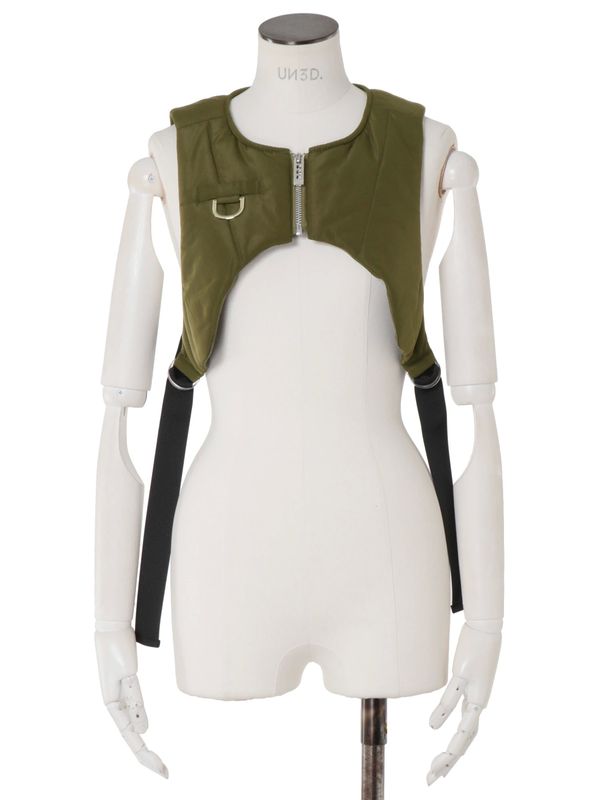padded short vest