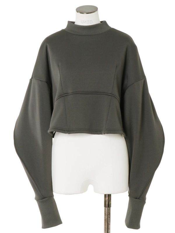 cocoon sleeve short sweat