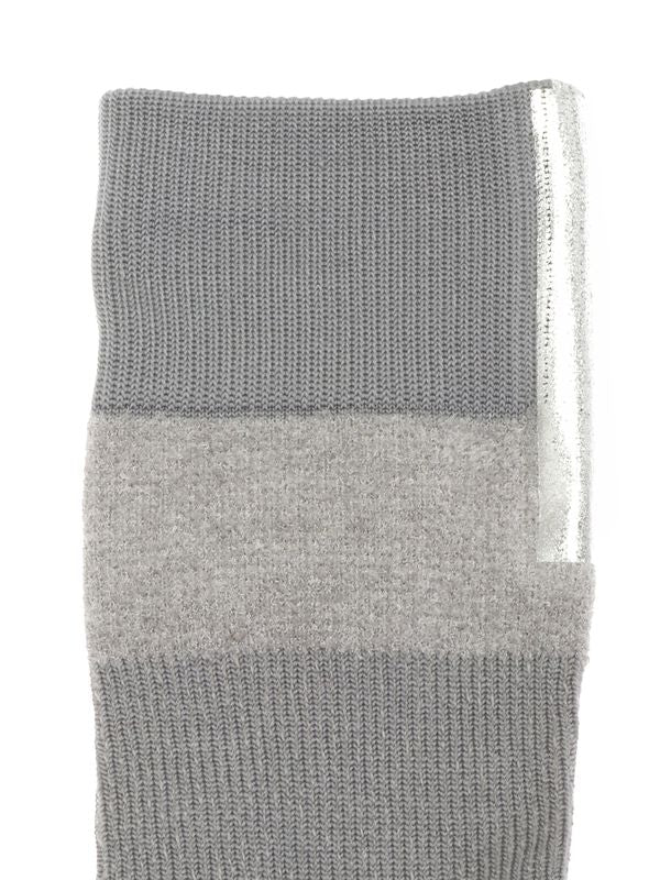 back foil one tone socks