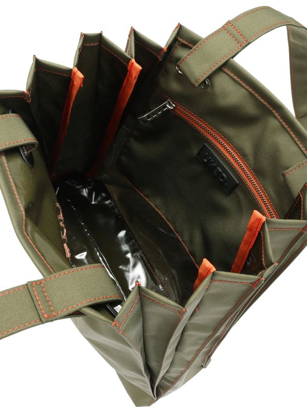 point color pleats tote