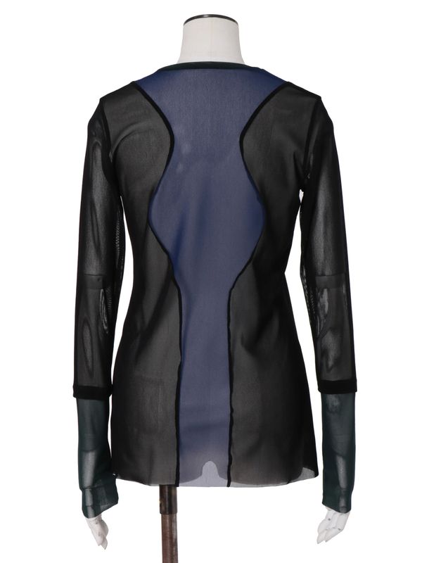 wave line sheer top