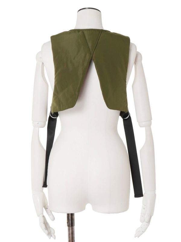 padded short vest