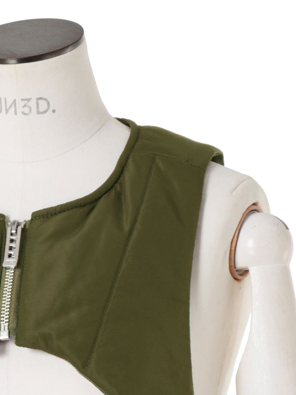 padded short vest