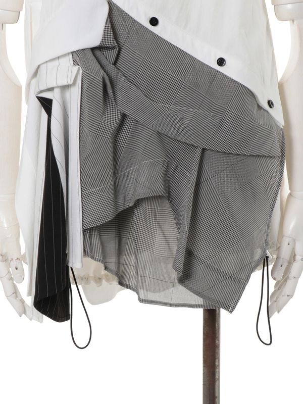 pattern mix shirt camisole