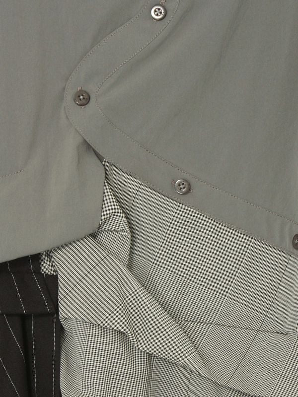 pattern mix shirt camisole