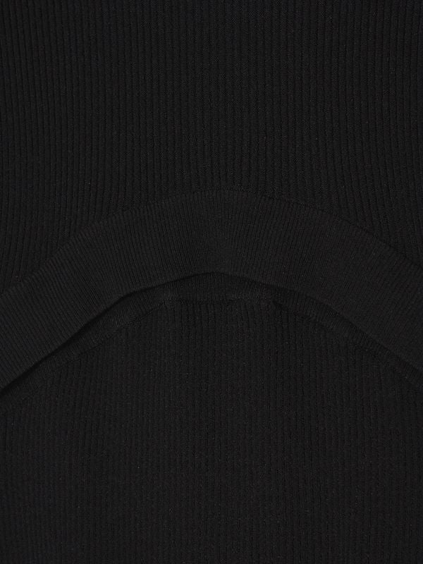 2way basic knit top