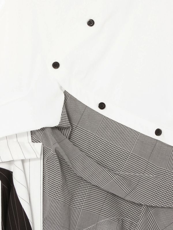 pattern mix shirt camisole