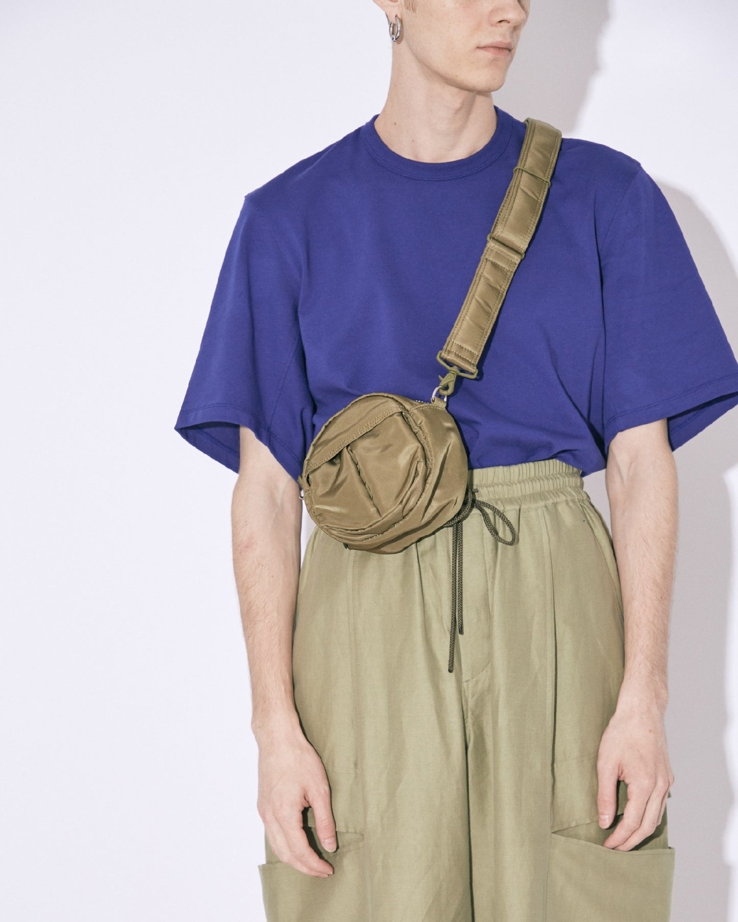 POTR x bp shoulder bag in nylon twill