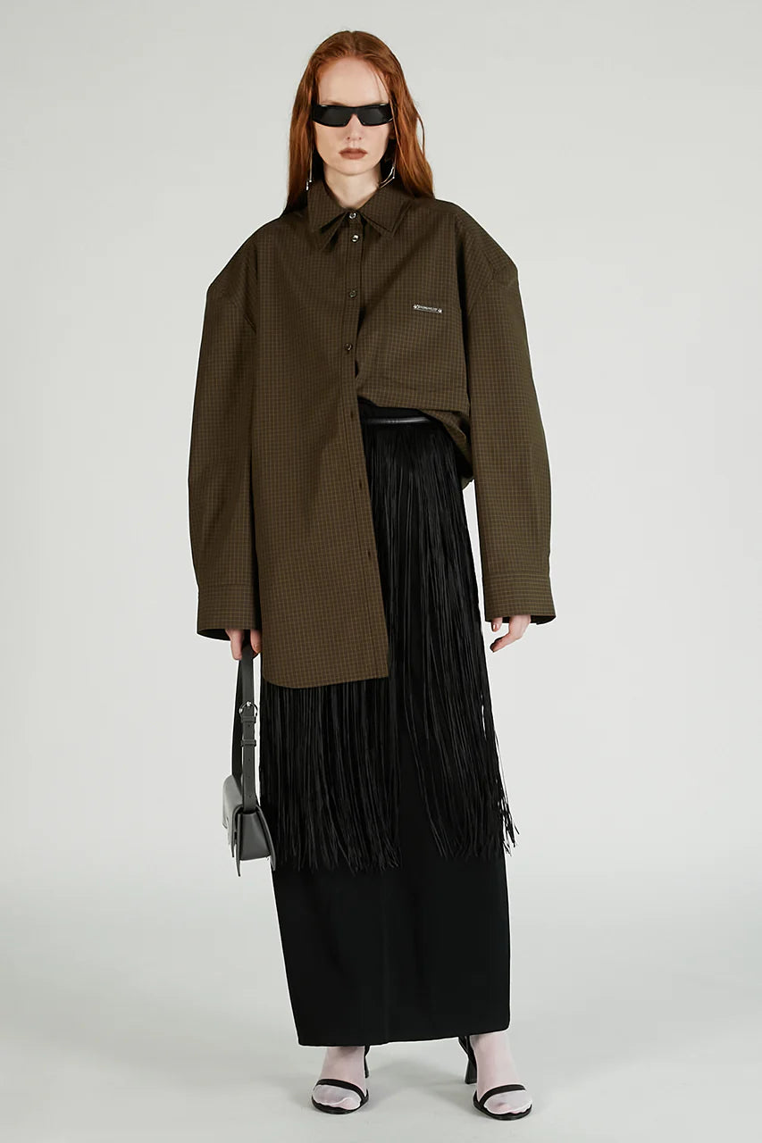 fringe belt skirt