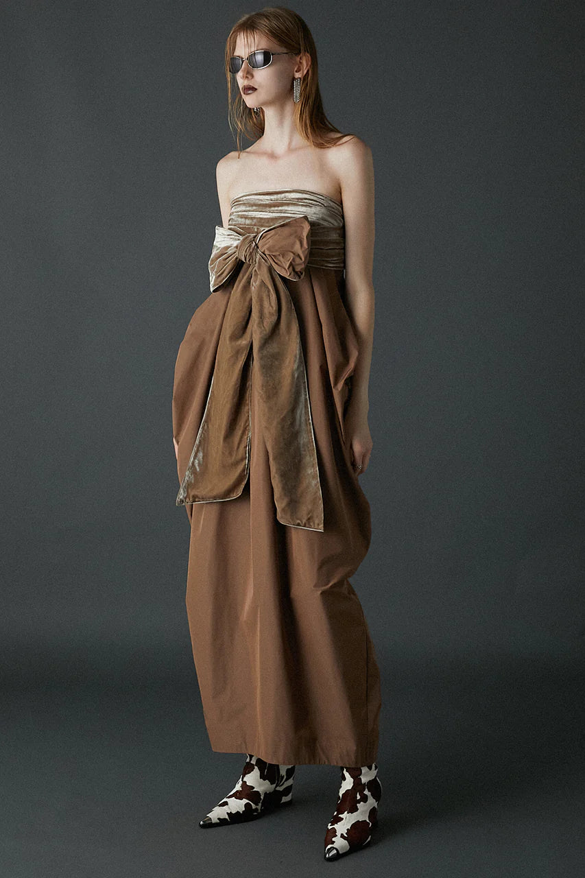 big bow maxi dress