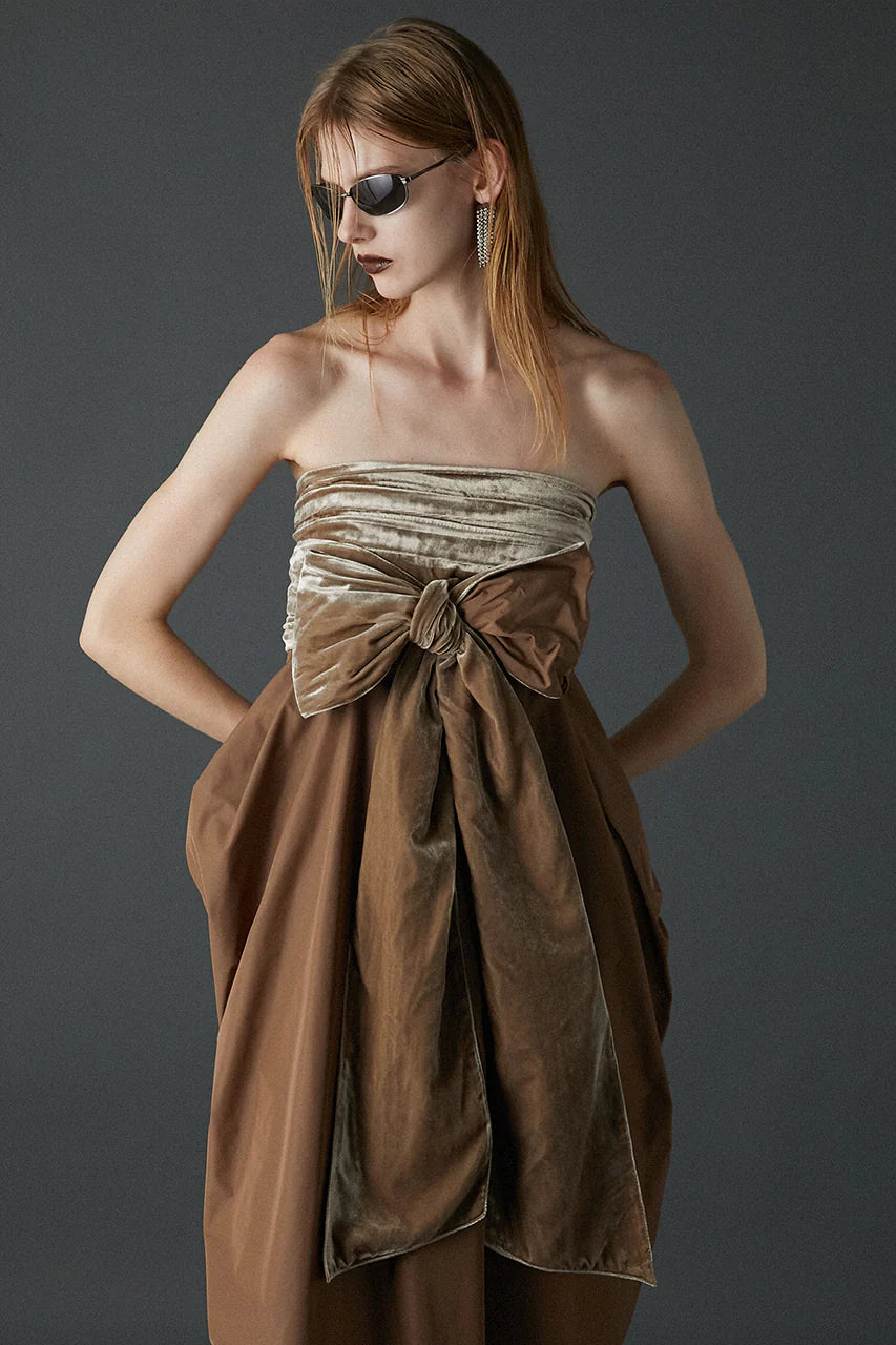 big bow maxi dress