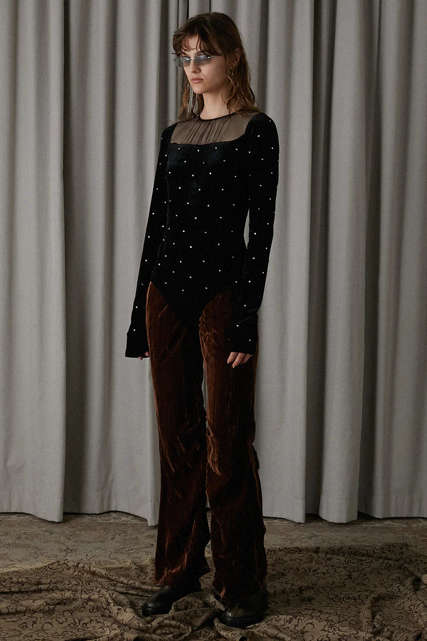 collage lace bodysuit