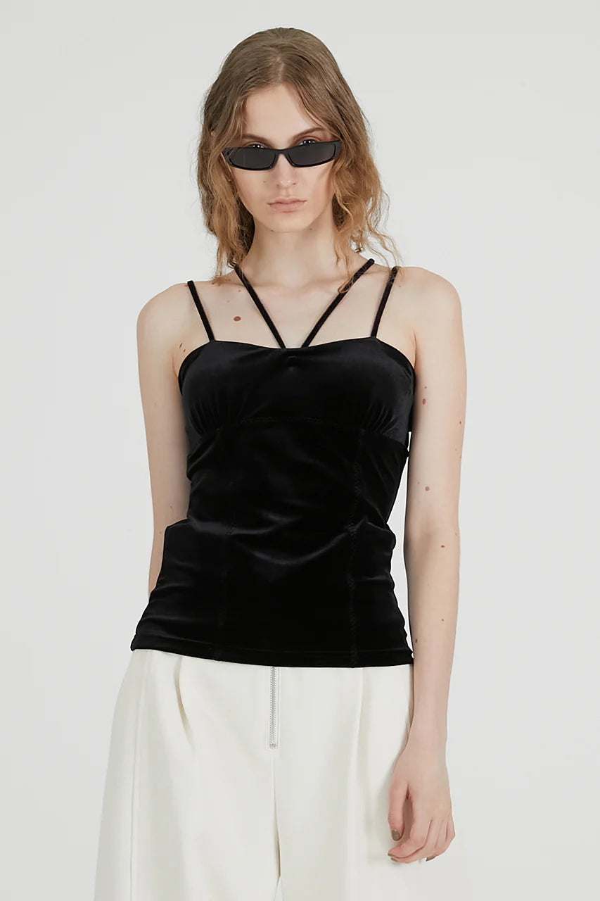 velour cup-in camisole
