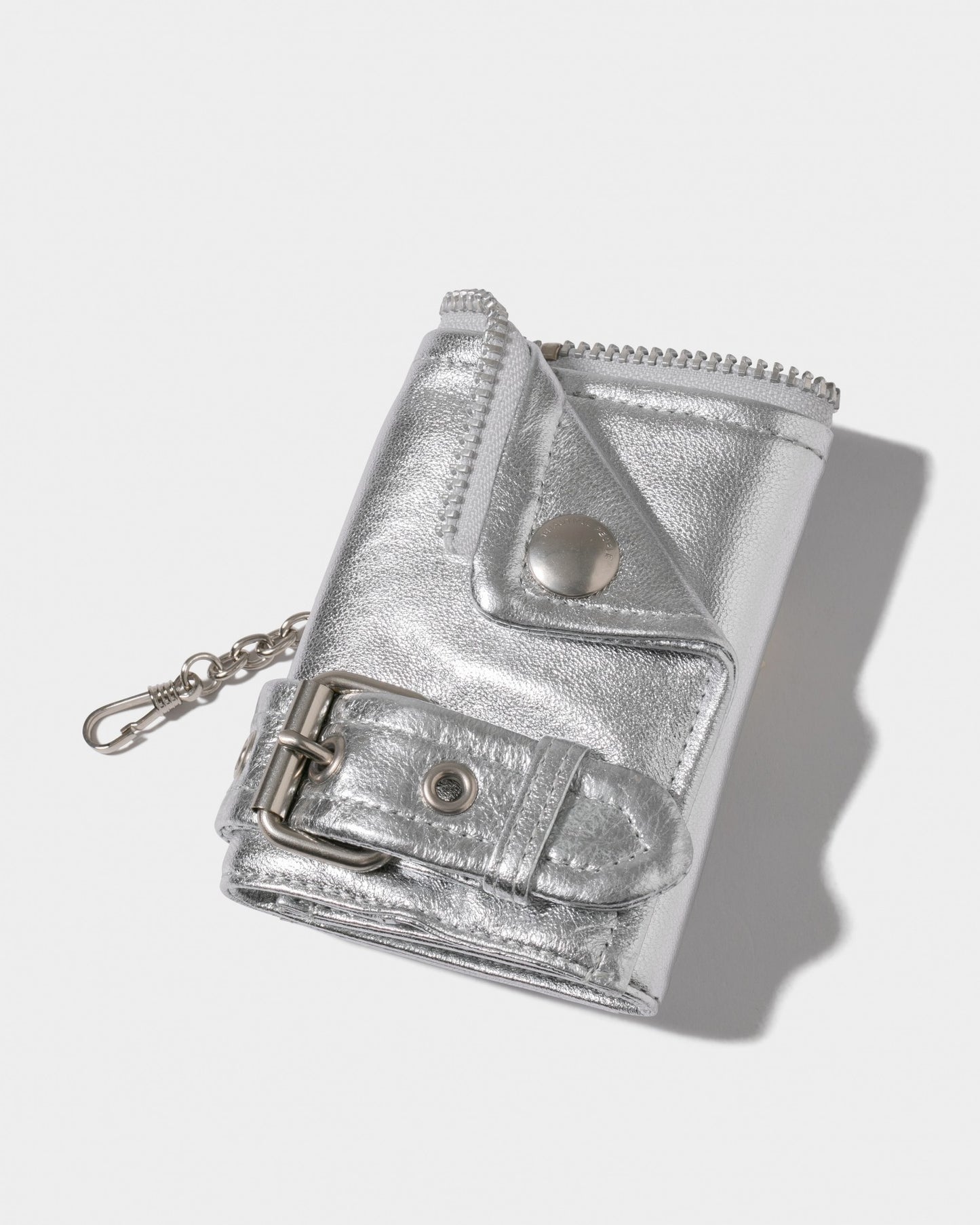 riders petit wallet silver