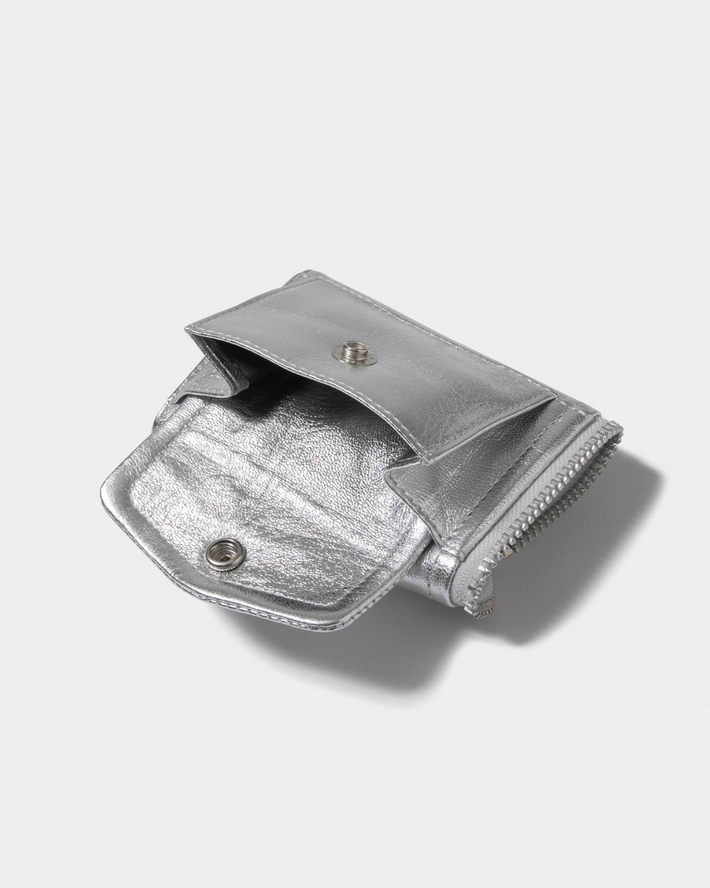 riders petit wallet silver