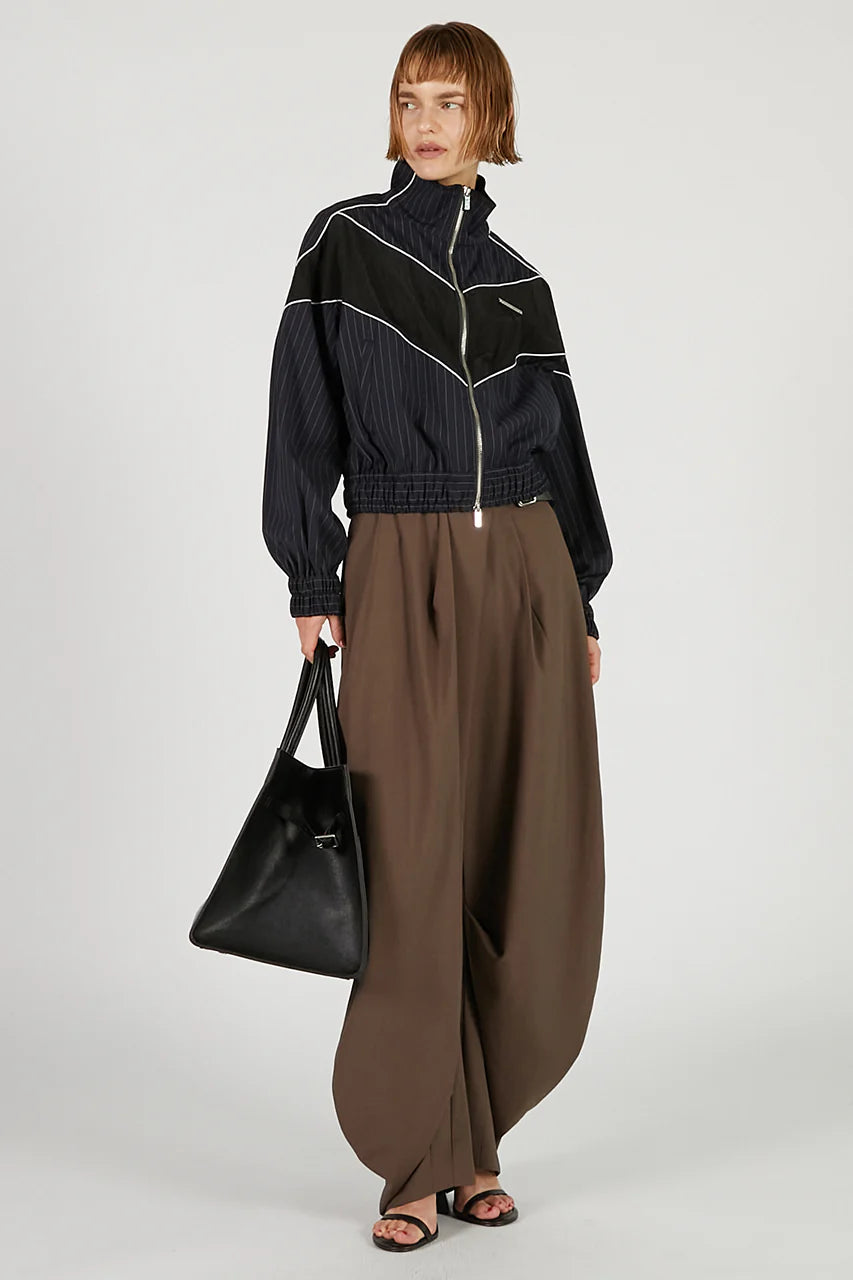 wool track blouson