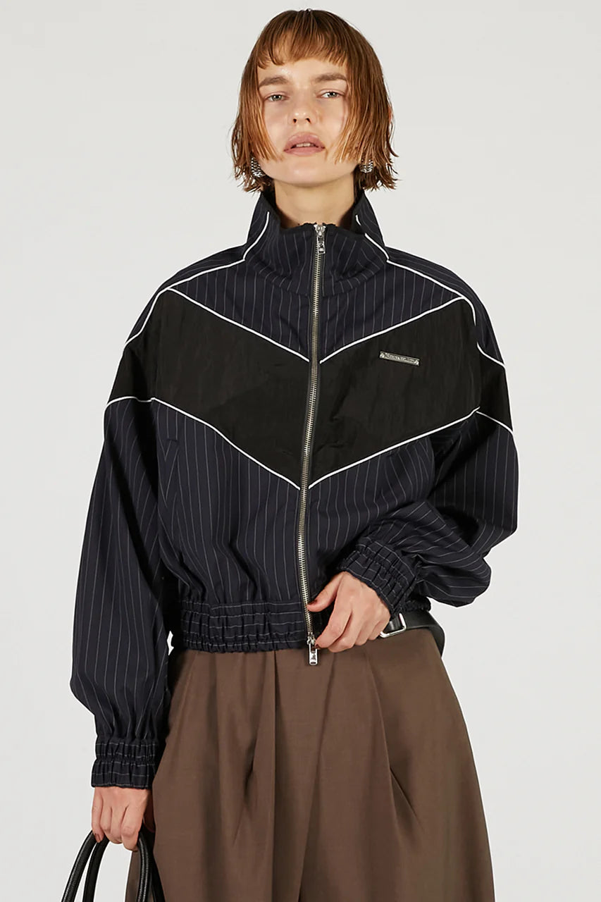 wool track blouson
